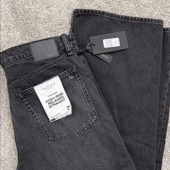 Rag & Bone The Shea -high-rise relaxed straight jeans NWT